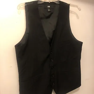 H&M Mens Vest Size 38R Black • $14