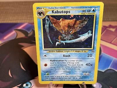 Pokémon TCG Kabutops Neo Discovery 6/75 Holo Unlimited Holo Rare • $18.50