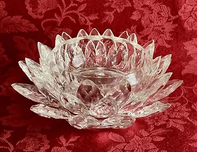 HOLIDAYS Vintage Acrylic/Plastic Lotus Votive Candleholder • $16.88