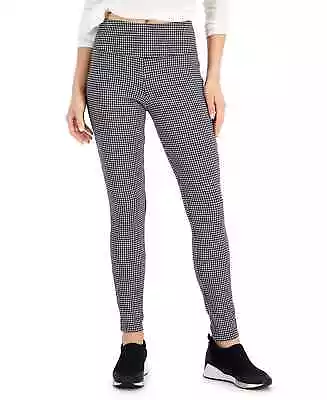 INC International Concepts Houndstooth Leggings Houndstooth Black White 3XL • $20