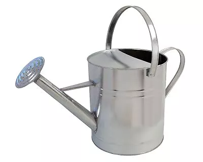 10L Galvanized Metal Watering Can With Rose • £19.49