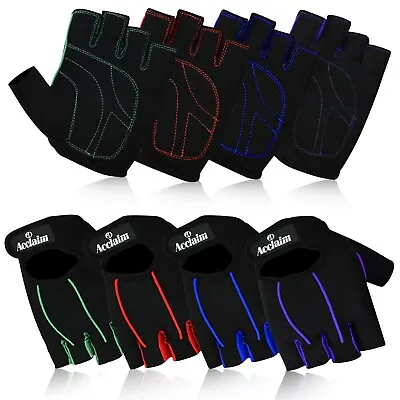 ACCLAIM Platinum Gel Padded Unisex Cycling Gym Weight Lifting Wheelchair Gloves • $11.65