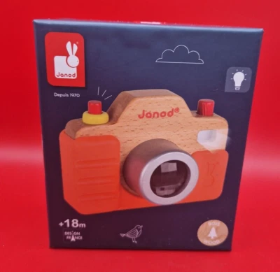 £16.99 • Buy Janod Wooden Toy Sound & Light Camera Gift Box Presentation
