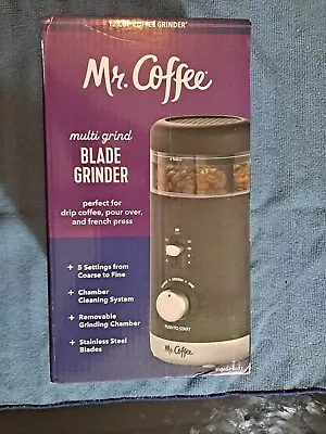 Brand New! Mr. Coffee BVMC-PBG77 - 5 Grind 12-Cup Automatic Coffee Grinder • $7.99