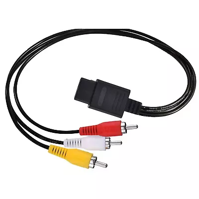 N64 Av Audio Video A/v Cable Cord Wire Tv Game Hte Cable For Nintendo 64 Snes • $11.98