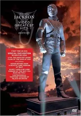 Michael Jackson - Video Greatest Hits - HIStory - DVD - GOOD • $4.97