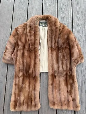 *Vintage Leakas Furriers 1960s Mink Fur Stole One Size • $39.99