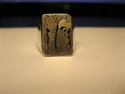 Vintage Taxco P C A  Sterling Silver  Cut-out  Ring! Size:6-1/4 One Of A Kind! • $19.95