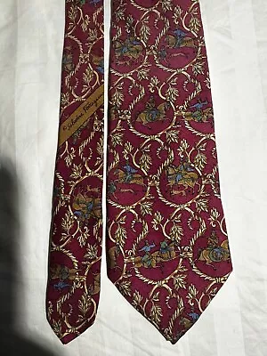 Salvatore Ferragamo Mens Silk Tie. Sensational Design • $45
