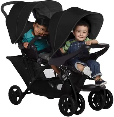 £219.90 • Buy Graco Stadium Duo Tandem Twin Seat Buggy Stroller Pushchair - Black / Grey