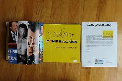 £144.17 • Buy LANCE ARMSTRONG Signed COMEBACK 2.0 UP CLOSE 2009 Book PSA AD3277 Tour De France