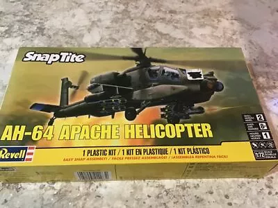 2015 Revell 85-1183 AH-64 Apache Helicopter SnapTite 1/72 Scale New Sealed • $19.98