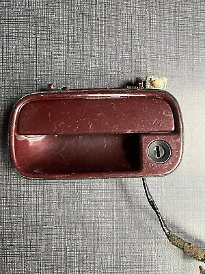 1986-1991 MAZDA RX-7 Exterior Door Handle Left Driver Side OEM Maroon • $75