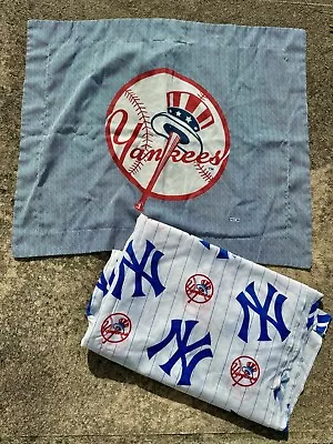 1996 New York Yankees Vintage 90’s Pillow Case Sheet Set • $35