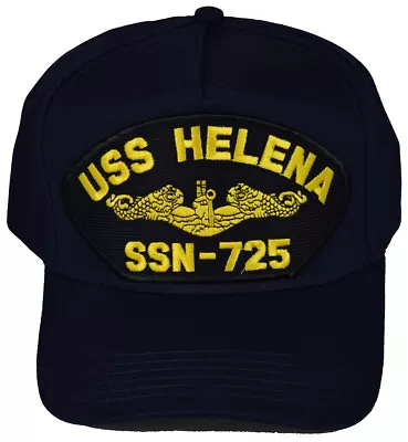 USS HELENA SSN-725 SHIP HAT - NAVY BLUE - Veteran Owned Business • $25.28