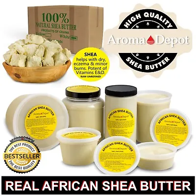 $5.24 • Buy Raw African Shea Butter Ivory Wholesale 100% Pure Natural Organic Unrefined Bulk