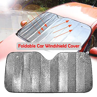 Foldable Car Windshield Front Window Sun Shade Cover Visor UV Block Protector • $9