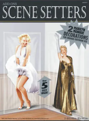 MARILYN MONROE Scene Setter Hollywood Movie Night Party Wall Decoration BACKDROP • $24.99