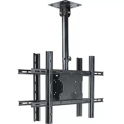 Ceiling Mount Dual TV Monitor For Most 32-70  UHD LED 4K Height 22½-30  Tilt 1JT • $89.99