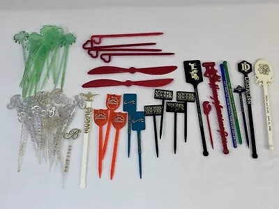 Vintage Lot Of 55 Drink Stir Sticks Swizzle Sticks Las Vegas Casinos Bellagio • $14.99