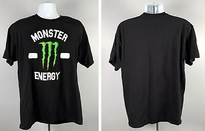 Monster Energy T Shirt Mens XL Distressed Logo Cotton Preshrunk • $24.95