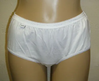 Charnos Midi Brief White Size 20 Everyday Comfort 95% Cotton Knickers 1 Pair • £7.89