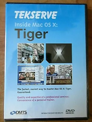 TEKSERVE  Inside Mac OS X: Tiger DVD Rom (Mac) 2005  NEW + Used  • $58.99