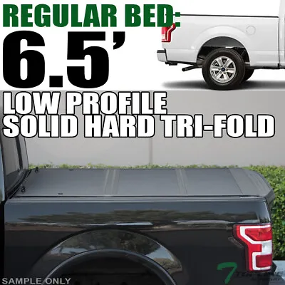 Topline For 2015-2023 Ford F150 6.5' Bed Low Profile Hard Tri Fold Tonneau Cover • $499
