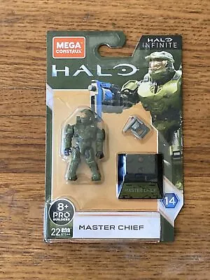 Mega Construx Halo Infinite MASTER CHIEF Halo Heroes Series 14 Figure New • $20.49