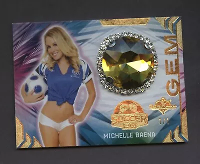 2022 Benchwarmer Soccer Gold Foil GEM Michelle Baena 1/1 • $26