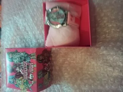 Monster High Analog Watch W/ New Battery Installed Pink Band (1) • $12.95