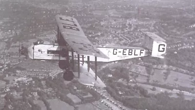 Rare  Photograph Of An Argosy Of Imperial Airways Over South London In 1926 • £1.25
