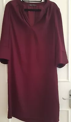 Marks And Spencer Purple Shift Dress - Size 10 • £3.99