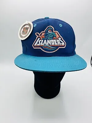 Vintage New York Islanders Logo 7 Snapback Fisherman Hat • $79.99