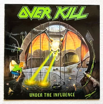 OVERKILL . Under The Influence LP 1.Press 1988 Metallica Slayer Anthrax Megadeth • $69