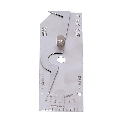 Welding Gauge Single Stainless Steel Inch Inspection Weld Measuring Tool V‑WAC • $9.95