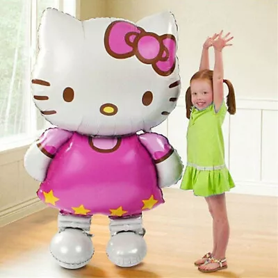 $3.68 • Buy Jumbo Unicorn Foil Balloon 117cm Helium Hello Kitty Birthday Kid Party Balloons