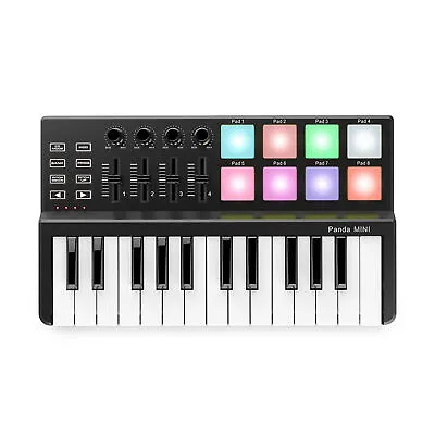  USB MIDI Drum Pad Keyboard Controller Beat Music Maker DJ Piano 25 Key • $78.99