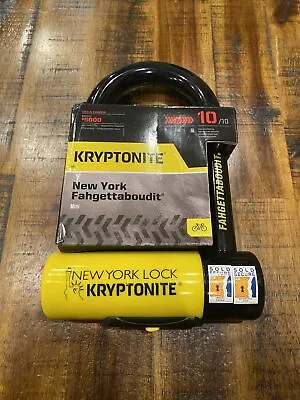 Kyrptonite New York Fahgettaboudit Mini Bike Lock New-U Model 10/10 Security • $58