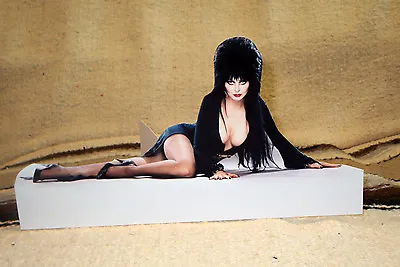 Elvira  Mistress Of Darkness  Tabletop Display Standee 10 1/2  Long • $10.99