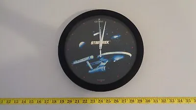 Star Trek Classic Wall Clock USS Enterprise 1701 Centric 1992 • $9.50