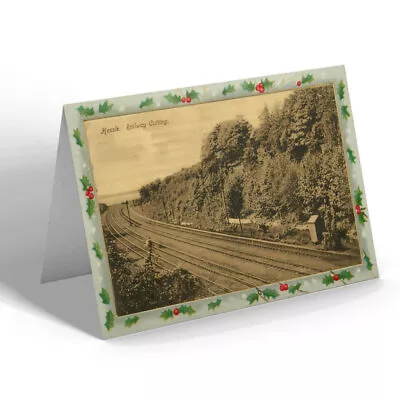 CHRISTMAS CARD Vintage Yorkshire - Hessle. Railway Cutting • £4.99