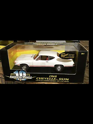 1968 Chevelle Ermine White 1:18 Ertl American Muscle 32491 • $99.95