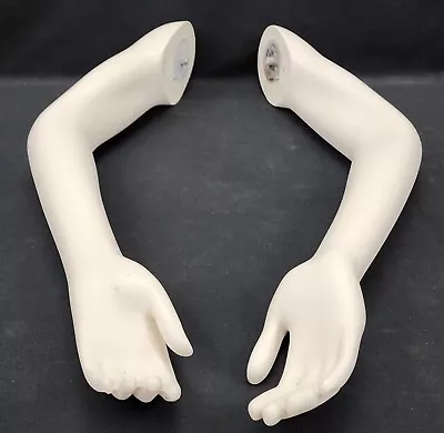 Pair Of Female Mannequin Left/right Arm & Hand W/ Magnetic Shoulder Plate • $99.99