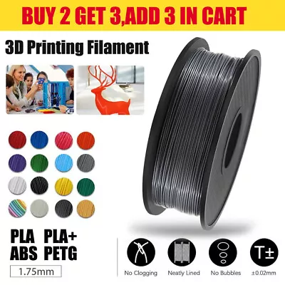 【Buy 2 Get 3】PLA+  PLA 1.75mm 3D Printer Filament 1KG Neatly Wound Eco-friendly • $20