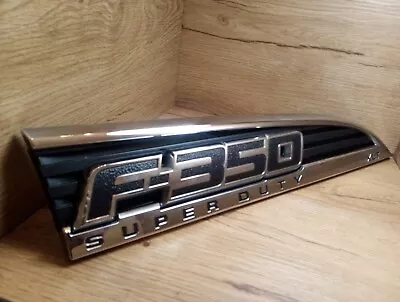 2011-2016 Ford F350 F-350 Super Duty Xlt Right Fender Emblem Chrome Bc34-25000a7 • $59.99