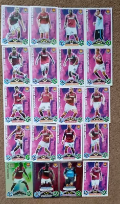 20 X 2009/2010 Topps Match Attax Football Trading Cards WEST HAM UNITED • £9.99