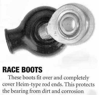 1/2”-3/8  Rod End RACE BOOTS / Heim Joint Rubber Dust BootCFR.500 Pack Of 4 • $19.54