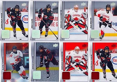'23 Upper Deck TEAM CANADA Women BASE & Parallel Cards #41-63 *pick From List* • $0.72