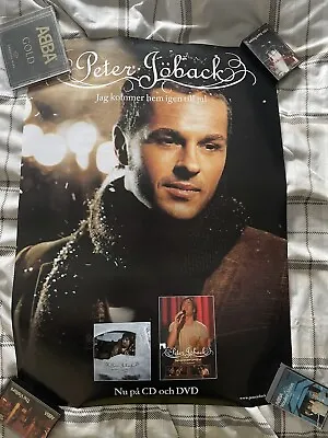 Peter Jöback Swedish Album Promo Poster  (ABBA Interest) • £7.99